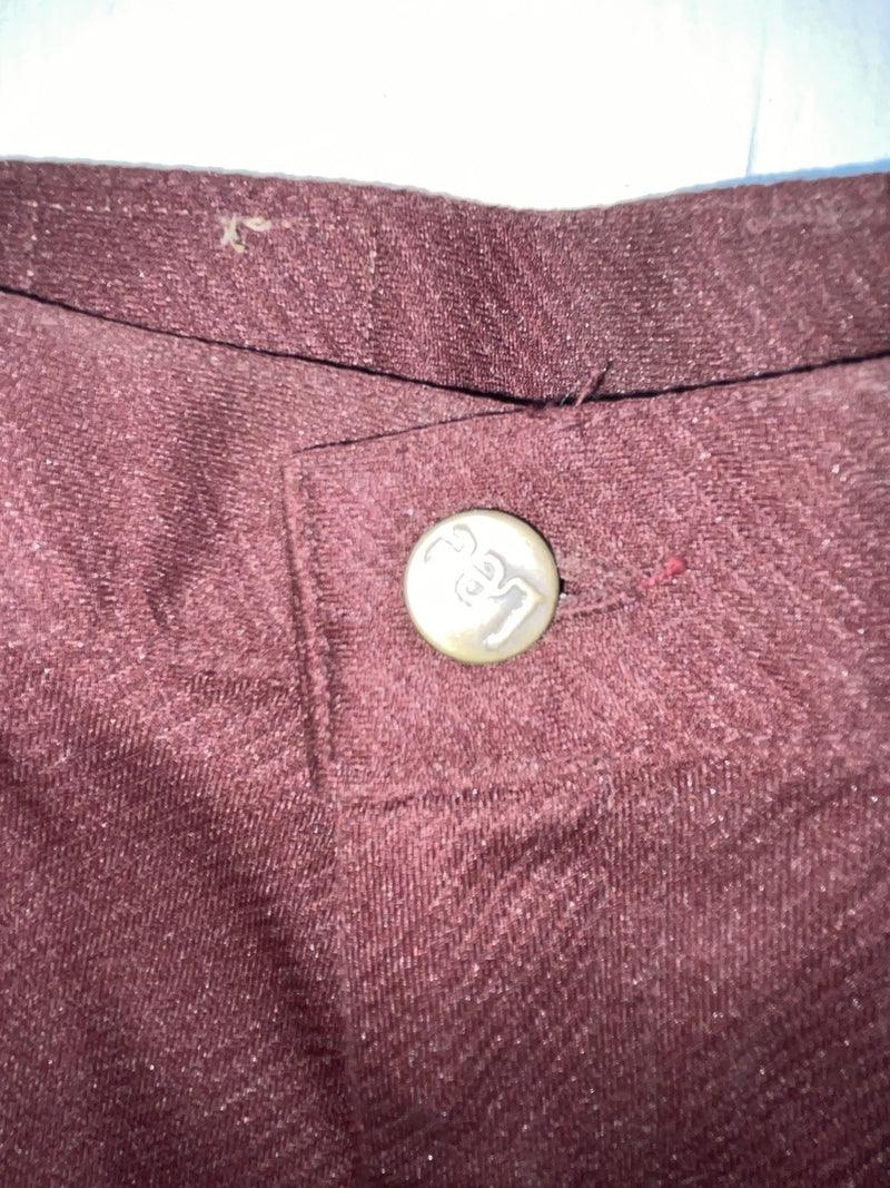 New Vintage Red Lee Polyester Pants #2610861 VV-39
