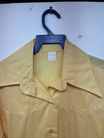 New Women’s Panhandle Slim Yellow Long Sleeve Pearl Snap Size 42 LL-10