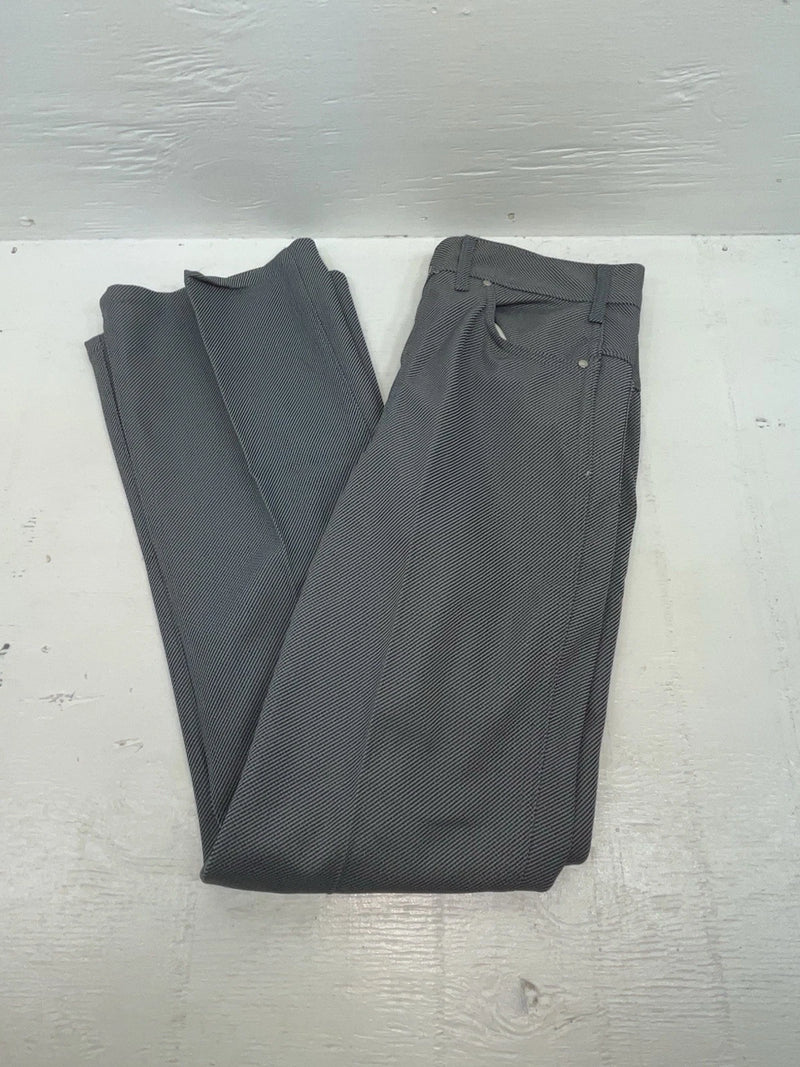 New Vintage Black Speckled Polyester Pants #2624 3A-60