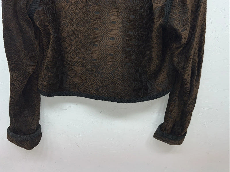 New Women’s Longhorn Brown Western Short Jacket L #5464 3C-48