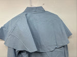 New Women’s Cricket Creek Blue Long Sleeve Button Up Medium MM-78