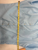New Women’s Dickson Jenkins Blue Long Sleeve Pearl Snap Size 34 MM-100