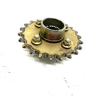 87-06 Suzuki Quadsport 80 OEM Rear Axle Flange W/Sprocket 64610-40B00 AS38