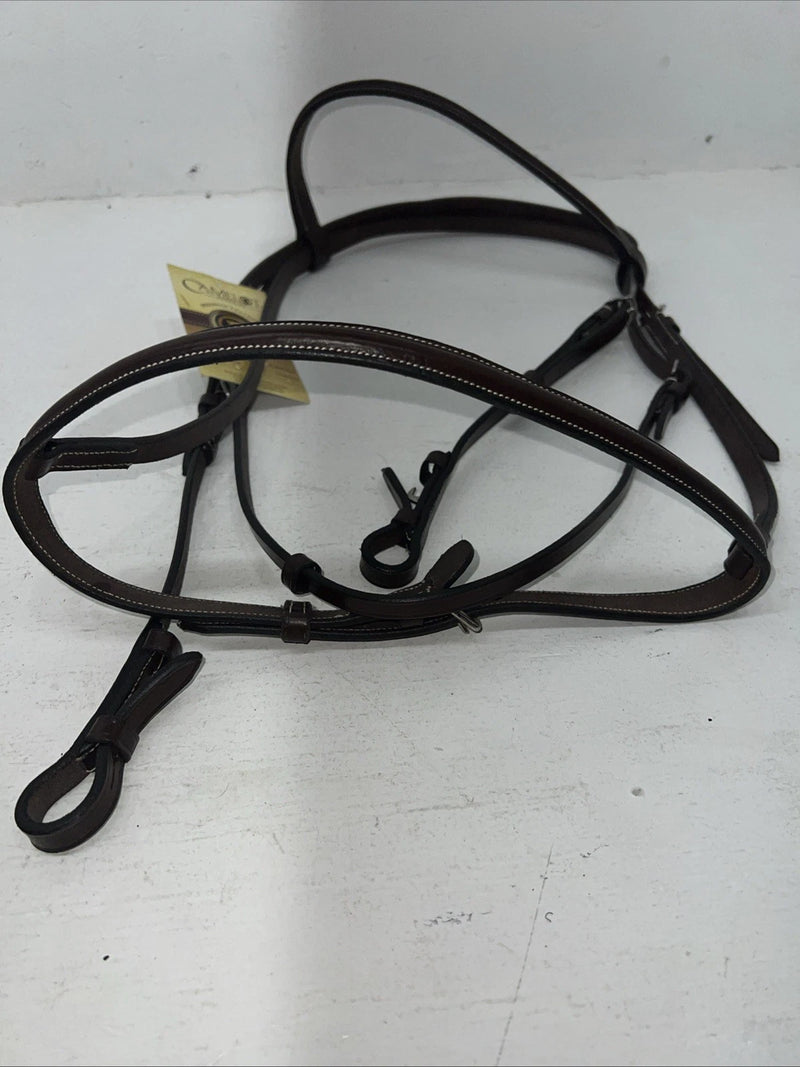 New Brown Leather Camelot Oversize English Bridle #140412 BB-45