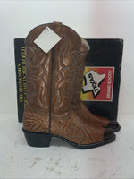 New Men’s Brown Texas Brand Cowboy Boots. 1081 10.5 10 1/2 D. 8-22