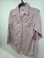 New Women’s Dickson Jenkins designed Long Sleeve Pearl Snap Size 40 MM-21