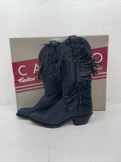 New Women’s Navy With Fridge Capezio Cowboy Boots. L 692 5 M. 2-48