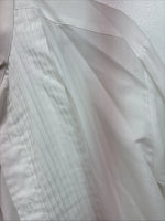 New Broadway TuxMakers White Long Sleeve Button Up English Shirt Large TT-42