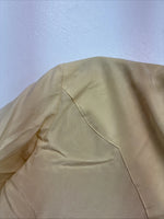 New Women’s Longhorn Yellow Short Sleeve Button Up Padded Shirt X-Small LL-71