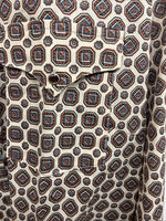 New Men’s Panhandle Slim Multicolor Design Long Sleeve Pearl Snap 16 Large CC-56