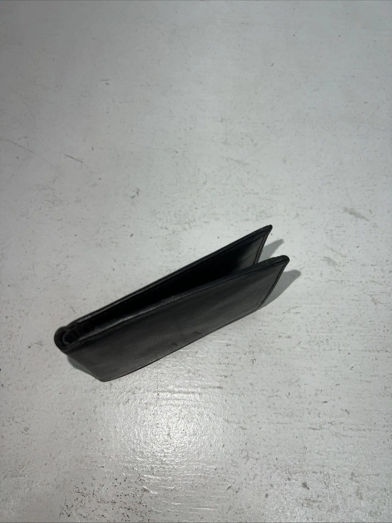 New Black Leather Men’s Wallet P-502