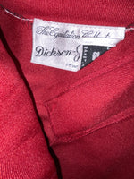 New Vintage Red Dickson Jenkins Polyester Pants #9928 3A-111