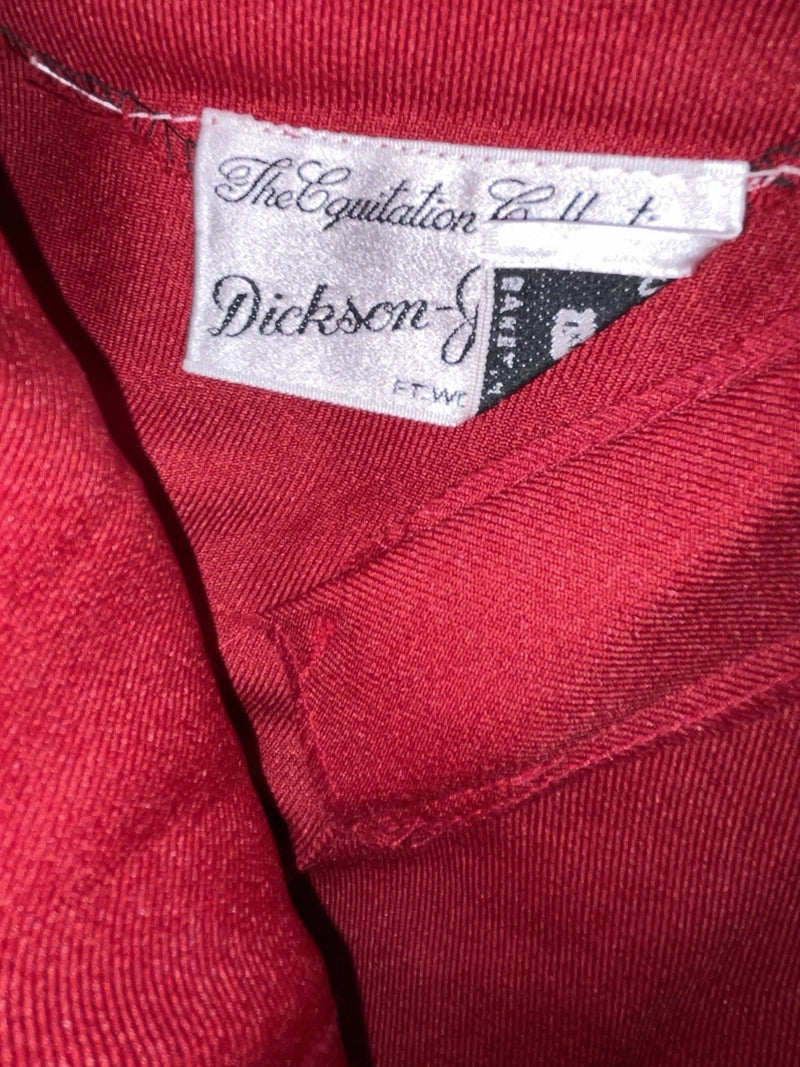 New Vintage Red Dickson Jenkins Polyester Pants #9928 3A-111