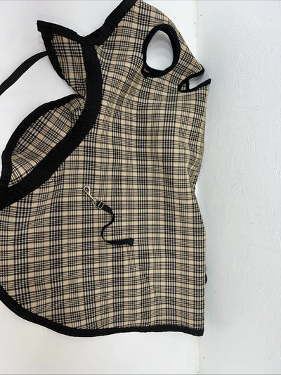 New Brown Plaid Turnout Horse Neck Hood PP-22