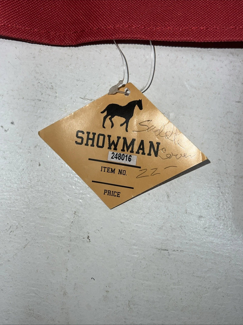 New Red Showman Western Saddle Cover #248016 HH-47