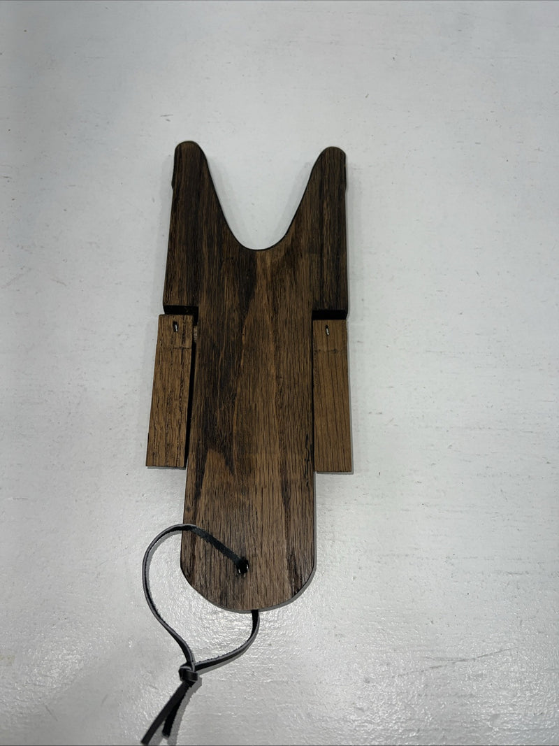 New J.Chisholm Boot Jack Natural Wood C-35