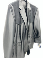 New Men’s Circle S Black Suit Jacket 56L #24244 BB-602