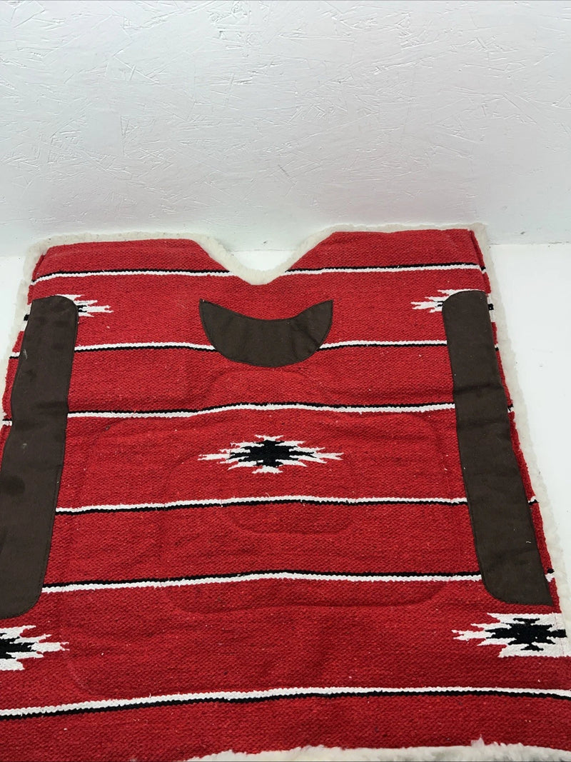 New Red Plaid Wool Build Up Saddle Pad 30x30 Pad-20