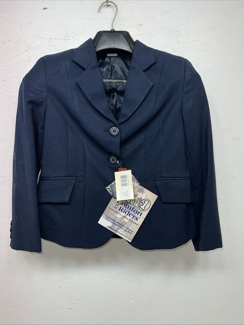 New Children’s Comfort Riders Blue Riding Coat 8 #23-31001 LL-600