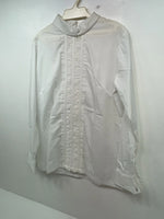 New Women’s White Fenton Long Sleeve Shirt 3B-30