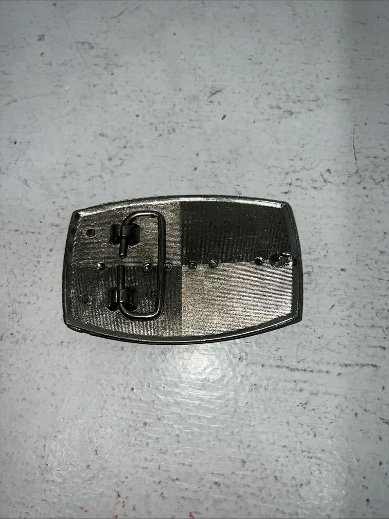 New Women’s Square Silver Turquoise Belt Buckle Mirror Middle F-12