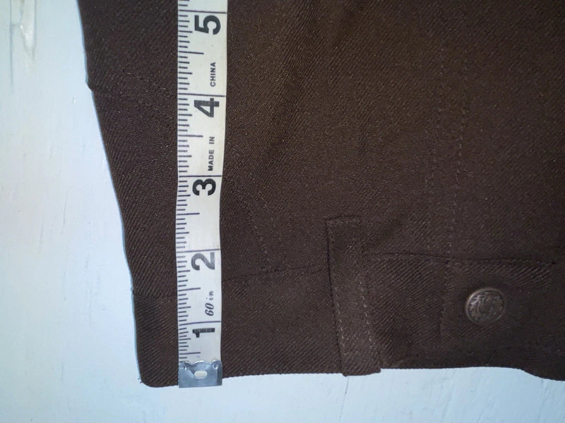 New Vintage Brown Dickson Jenkins Polyester Pants 3A-36