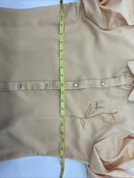 New Women’s H Bar C Yellow Design Long Sleeve Pearl Snap Size 38 II-78