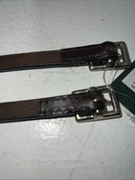 New Tough 1 Dark Oil Leather Straight Stirrup Hobble Strap #56-1132 FF-24