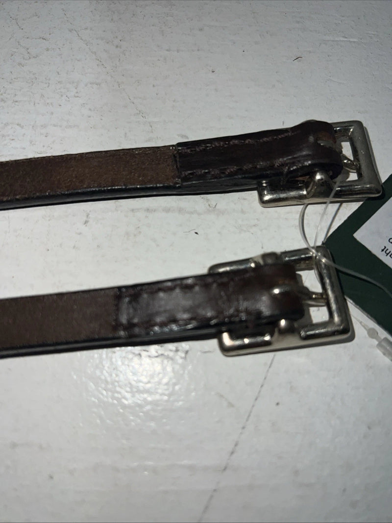 New Tough 1 Dark Oil Leather Straight Stirrup Hobble Strap #56-1132 FF-24