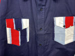 New Men’s Blue Cowboy Threads Short Sleeve Button Up Shirt. L S-19