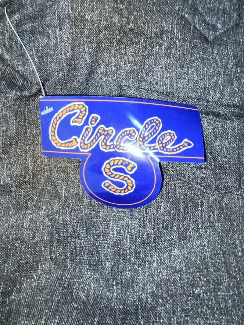 New Vintage Gray Circle S Polyester Pants #CP4776 XX-81