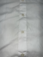 New Men’s White Cambrai Short Sleeve English Riding Shirt. Small G-37