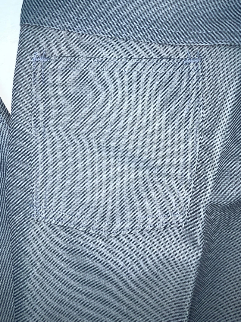 New Vintage Blue Speckled Miller Polyester Pants #2624 3A-19