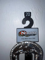 New Brown Genuine Leather Nocona Bling And Green Border 20” Belt #N4410223 NN-82