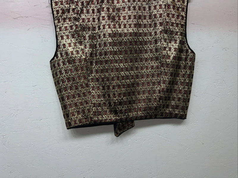 New Women’s Congress Classics Gold Western Show Vest Small G-606
