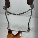 New Tough 1 SS Leather Covered Cable Hackamore #25102 BB-504