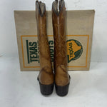 New Women’s Brown Texas Brand Cowboy Boots. L195 5.5 5 1/2 M. 20-38