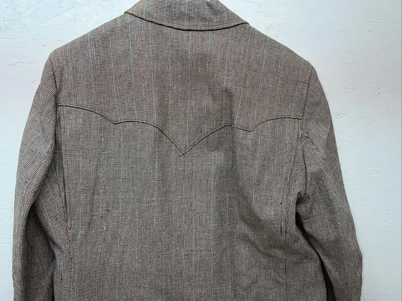 New Men’s Pioneer Wear Brown Suit Jacket 46L #12016 HH-608