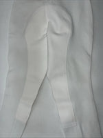 New Women’s White Ovation English Riding Breeches. 462125 32 L D-100