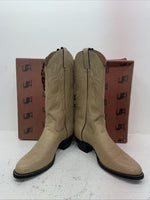 New Men’s Cream Imperial Cowboy Boots. M 129 10 D. 7-107