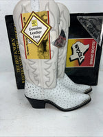 New Women’s White Texas Brand Cowboy Boots. 4207 6 M. 20-108