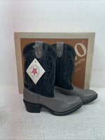 New Kids Gray Bronco Cowboy Boots. C 1892 13.5 13 1/2 D. 23-80