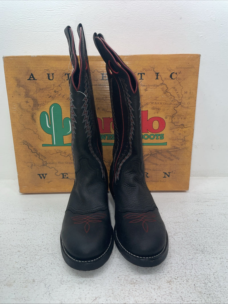 New Men’s Black Laredo Cowboy Boots. 62010 8.5 8 1/2 E W. 3-135