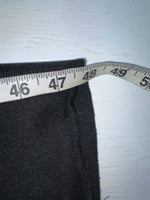 New Vintage Black Circle S Polyester Pants #CP4793 OO-96