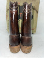 New Children’s Brown Texas Brand Cowboy Boots. C811 12.5 12 1/2 D. 24-108