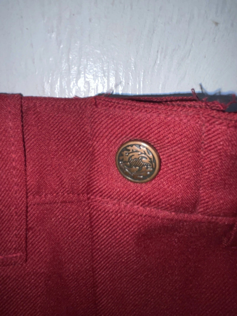 New Vintage Red Dickson Jenkins Polyester Pants VV-28