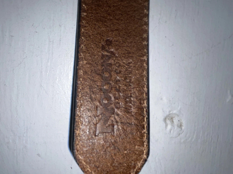 New Brown Genuine Leather Nocona Tooled And Pendent 44” Belt #N2411608 NN-129