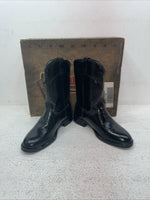 New Kids Black Laredo Cowboy Boots. 2050 1.5 1 1/2 M. 23-111