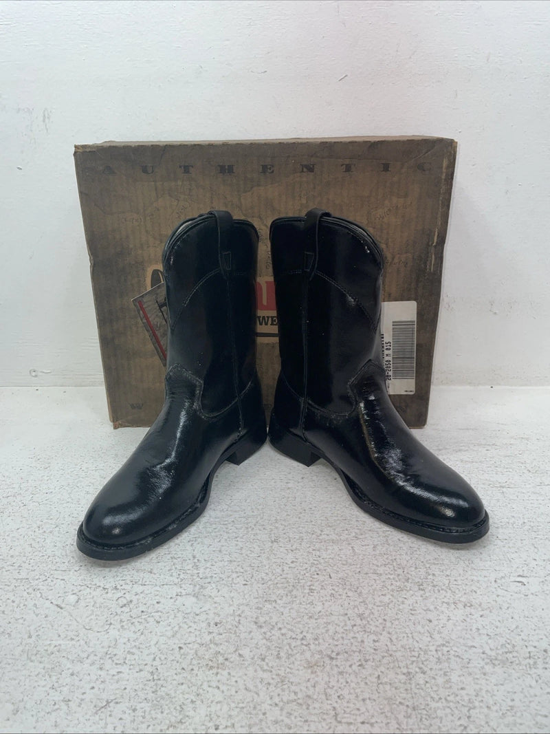 New Kids Black Laredo Cowboy Boots. 2050 1.5 1 1/2 M. 23-111