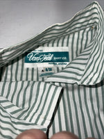 New Women’s Van teal Green Stripped Long Sleeve English Riding Shirt. 8/30 G-46